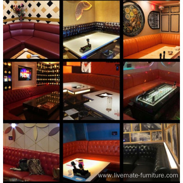 Customized Luxury Bar Club Chesterfield Sofa furniture